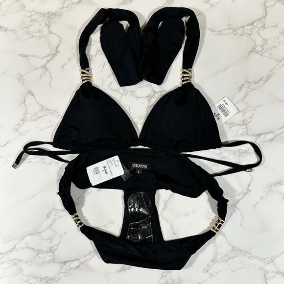 Dolcessa Black Medusa M/L Bikini $250 - Picture 14 of 16